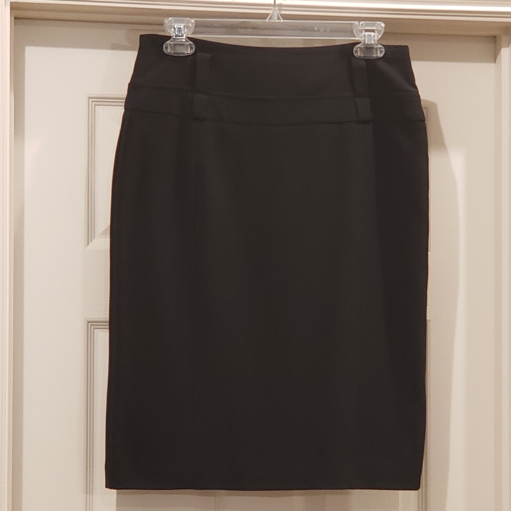 Black pencil skirt